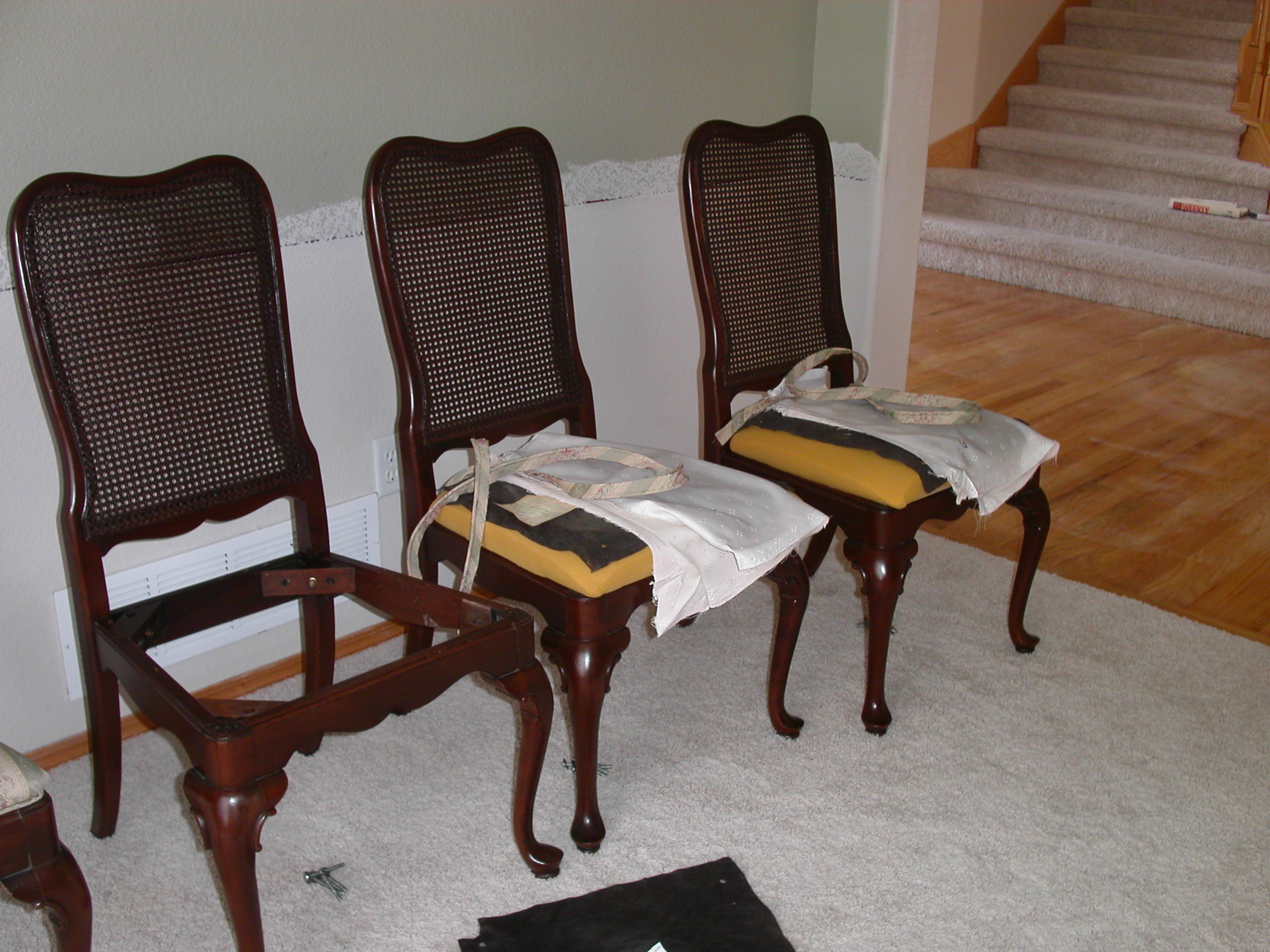 Awesome Reupholster Dining Chairs Yourself That Will Get You intended for measurements 2272 X 1704