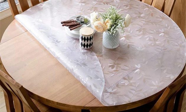 Baceda 15mm 20mm Round Protective Table Pad Waterproof Pvc Table Cover Protector Rectangle Transparent Desk Mat For Coffee Office Desk Clear Table intended for sizing 1000 X 1000