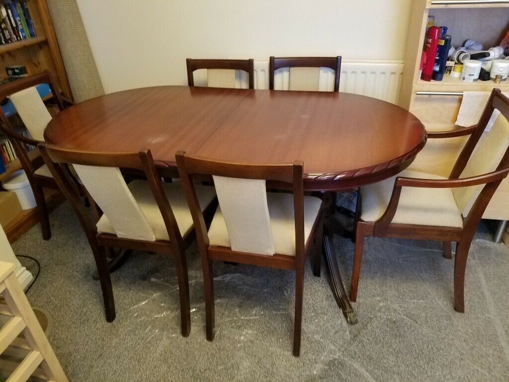 Beautiful Solid Cherry Dining Table And 6 Chairs In Stanley County Durham Gumtree inside measurements 1024 X 768