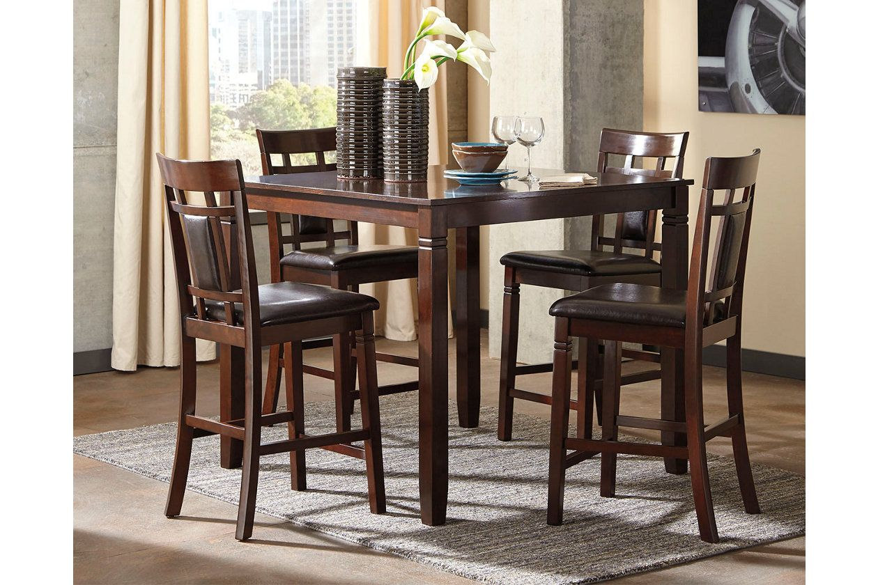 Bennox Counter Height Dining Room Table And Bar Stools Set throughout sizing 1260 X 840