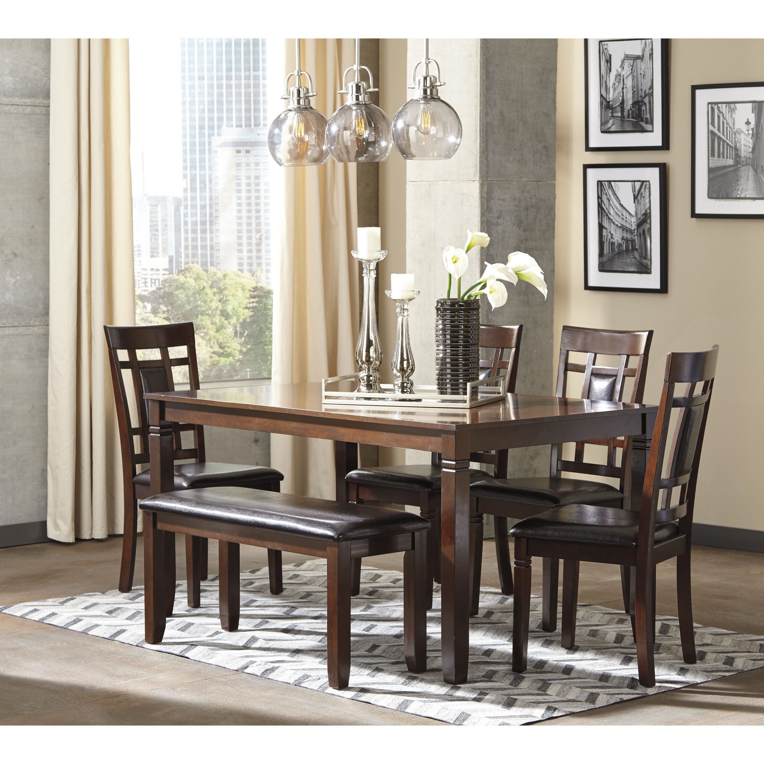 Bonham 9 Piece Extendable Dining Table Set Dining Room intended for proportions 3000 X 3000