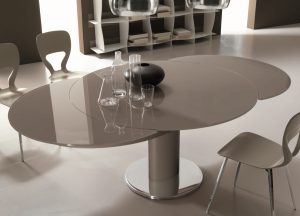 Bontempi Giro Round Extending Dining Table inside sizing 1200 X 863