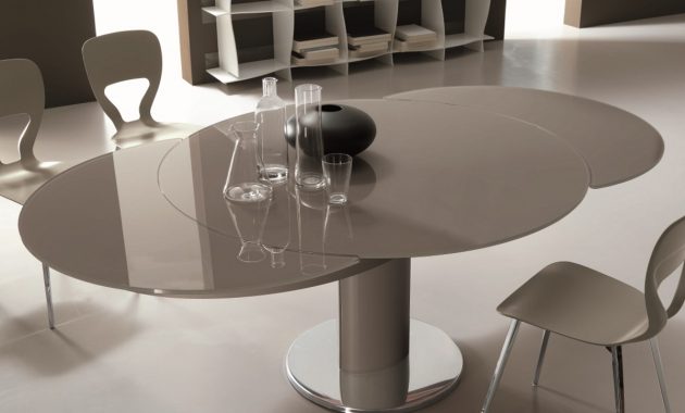 Bontempi Giro Round Extending Dining Table inside sizing 1200 X 863