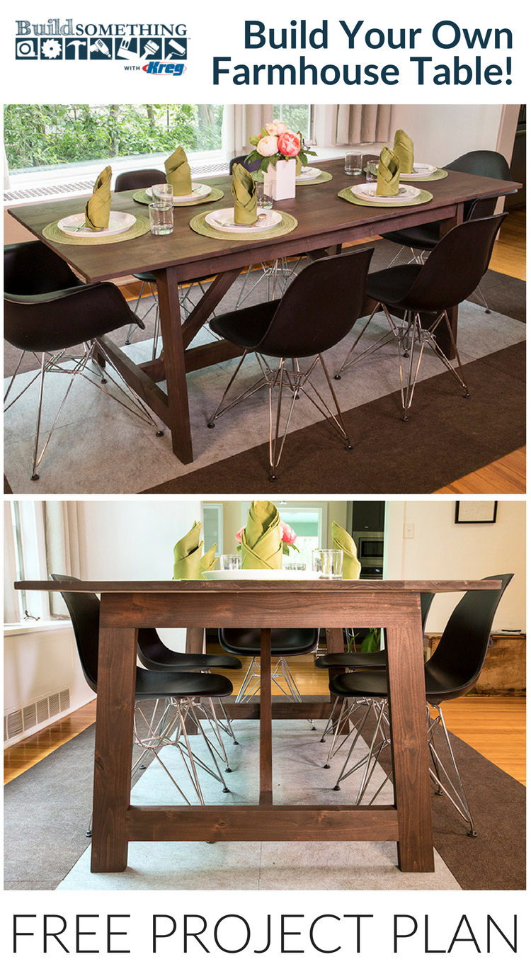 Build A Stylish Diy Farmhouse Dining Table Simple Classic within measurements 750 X 1375