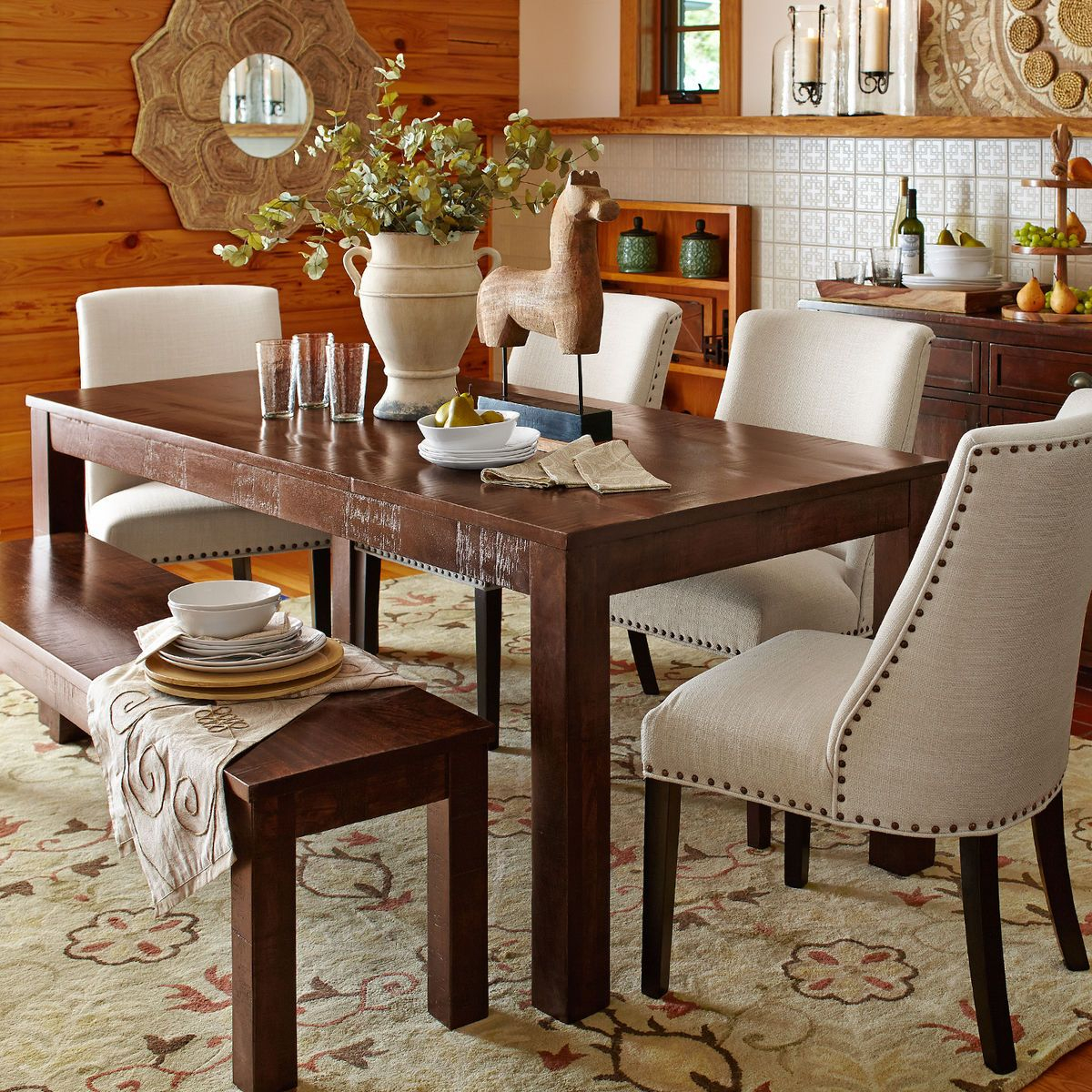 Build Your Own Parsons Tobacco Brown Dining Collection throughout dimensions 1200 X 1200