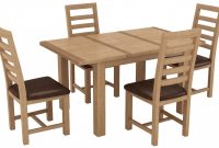 Cambridge 150 195cm Extending Table With 4 Wooden Chairs with regard to measurements 1500 X 859