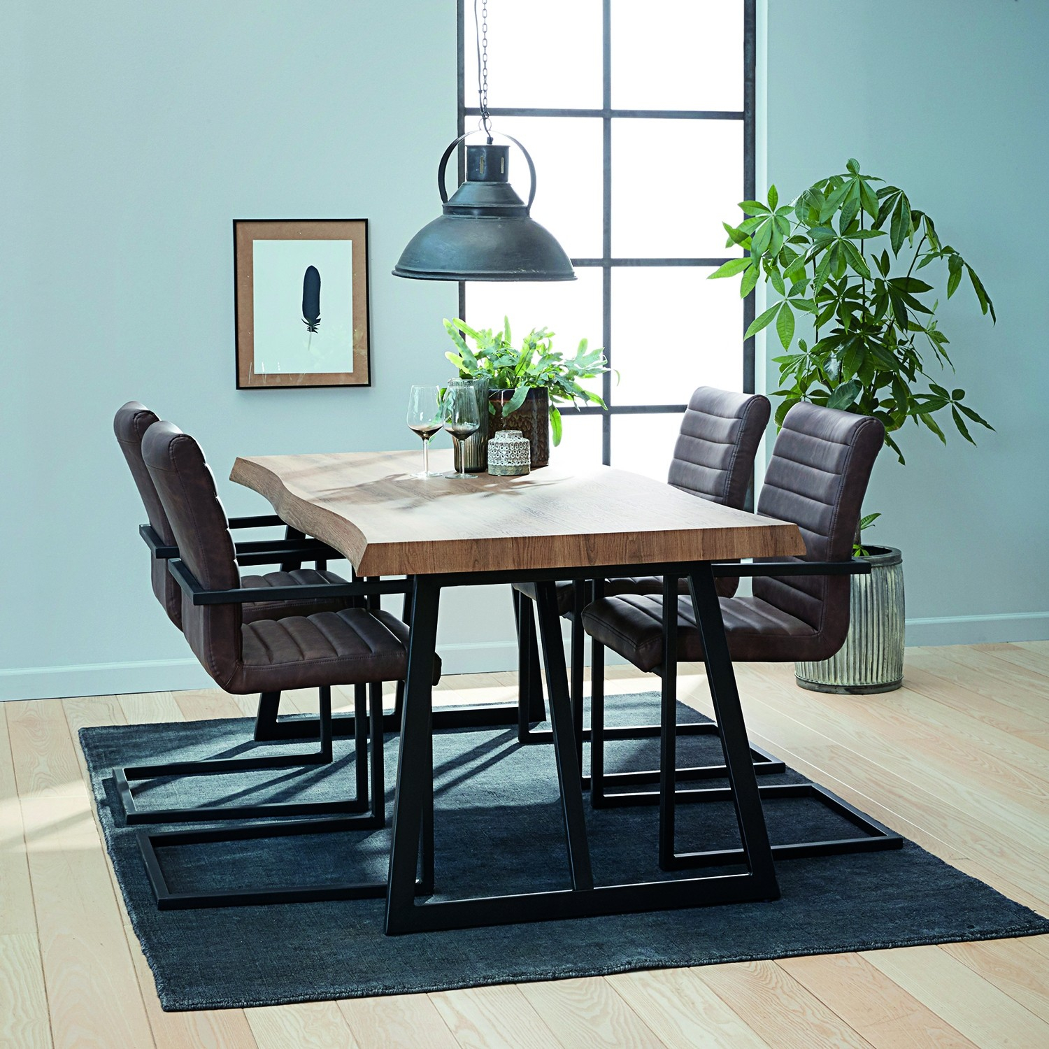 Casa Melbourne Table 4 Chairs Dining Set intended for proportions 1500 X 1500