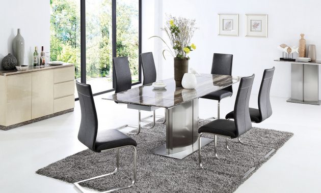 Casa Wave Dining Table 6 Chairs Dining Set inside sizing 1500 X 1500