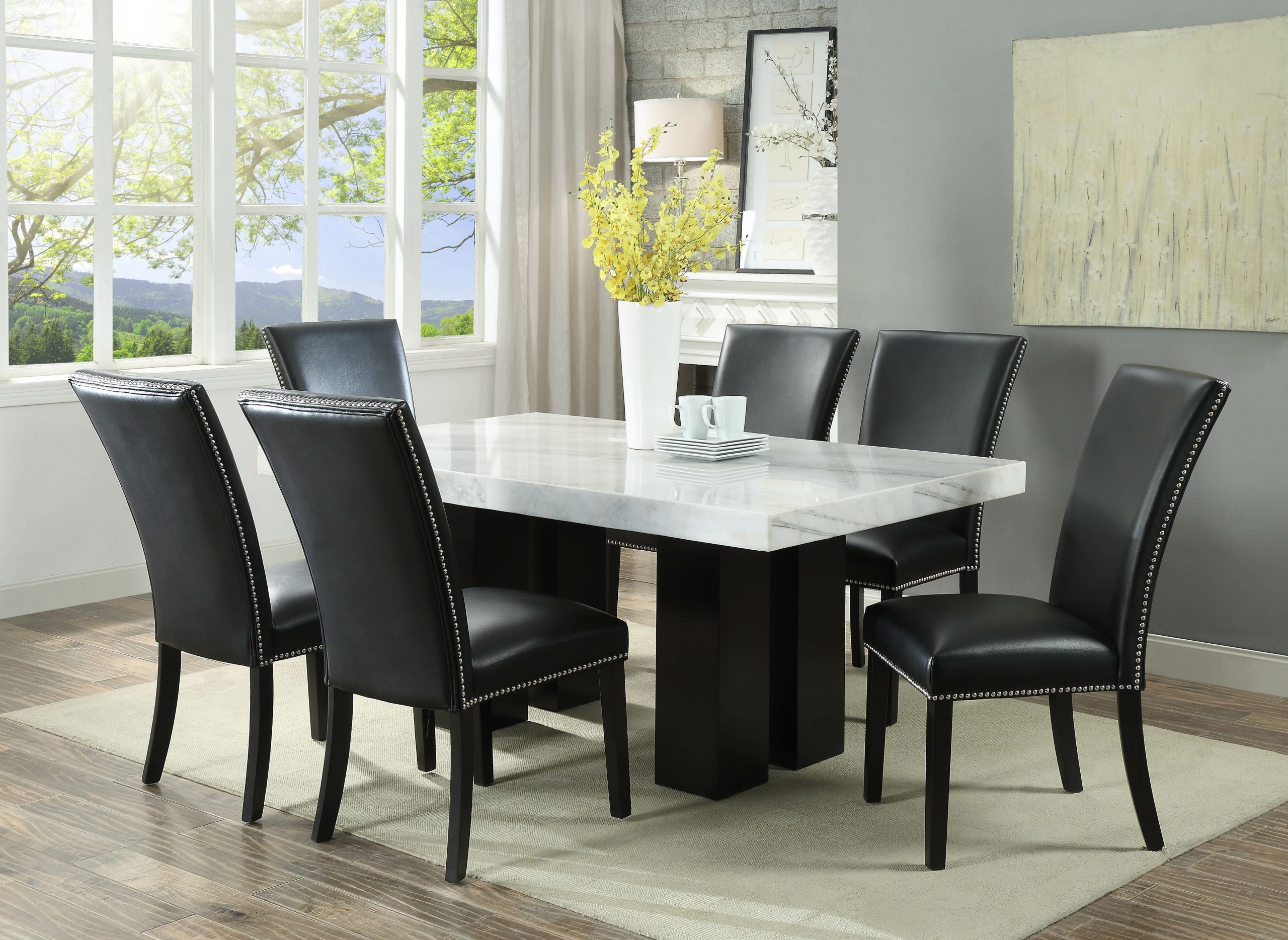 Cassian 7 Piece Dining Set with sizing 4803 X 3506