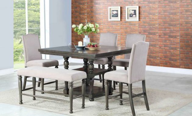 Caswell Eight Piece Counter Height Dining Set regarding measurements 1500 X 1000