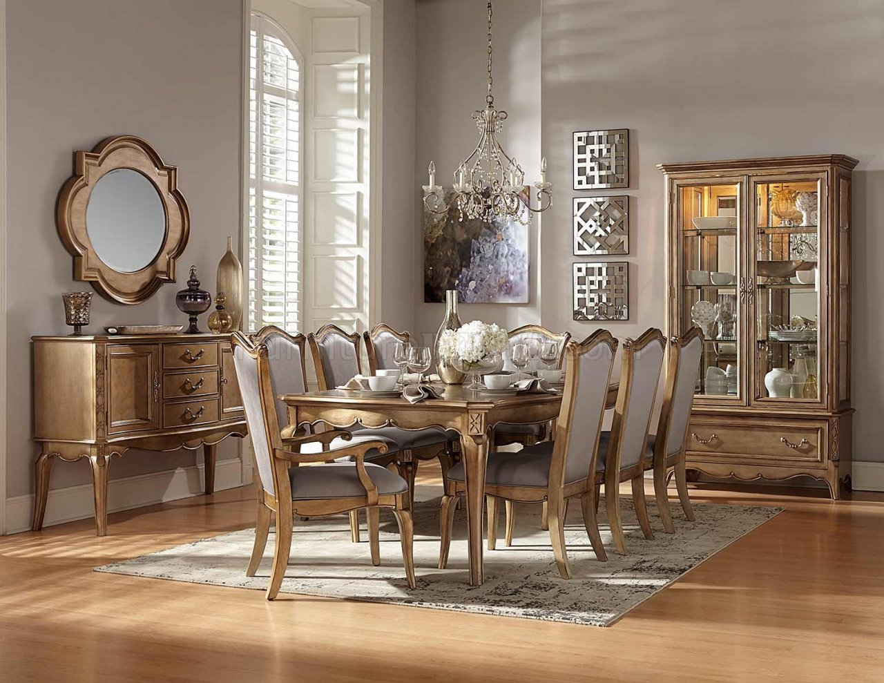 Chambord Dining Table Homelegance throughout size 1280 X 989