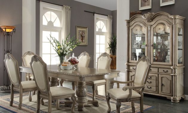 Chateau De Ville Dining Table White Acme in measurements 1280 X 988