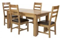 Chateaux Small Extending Table And Set Of 4 Ladder Back regarding proportions 1910 X 1014