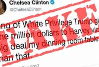 Chelsea Clinton Dining Room Table Tweet Is Completely Fake intended for size 1280 X 720