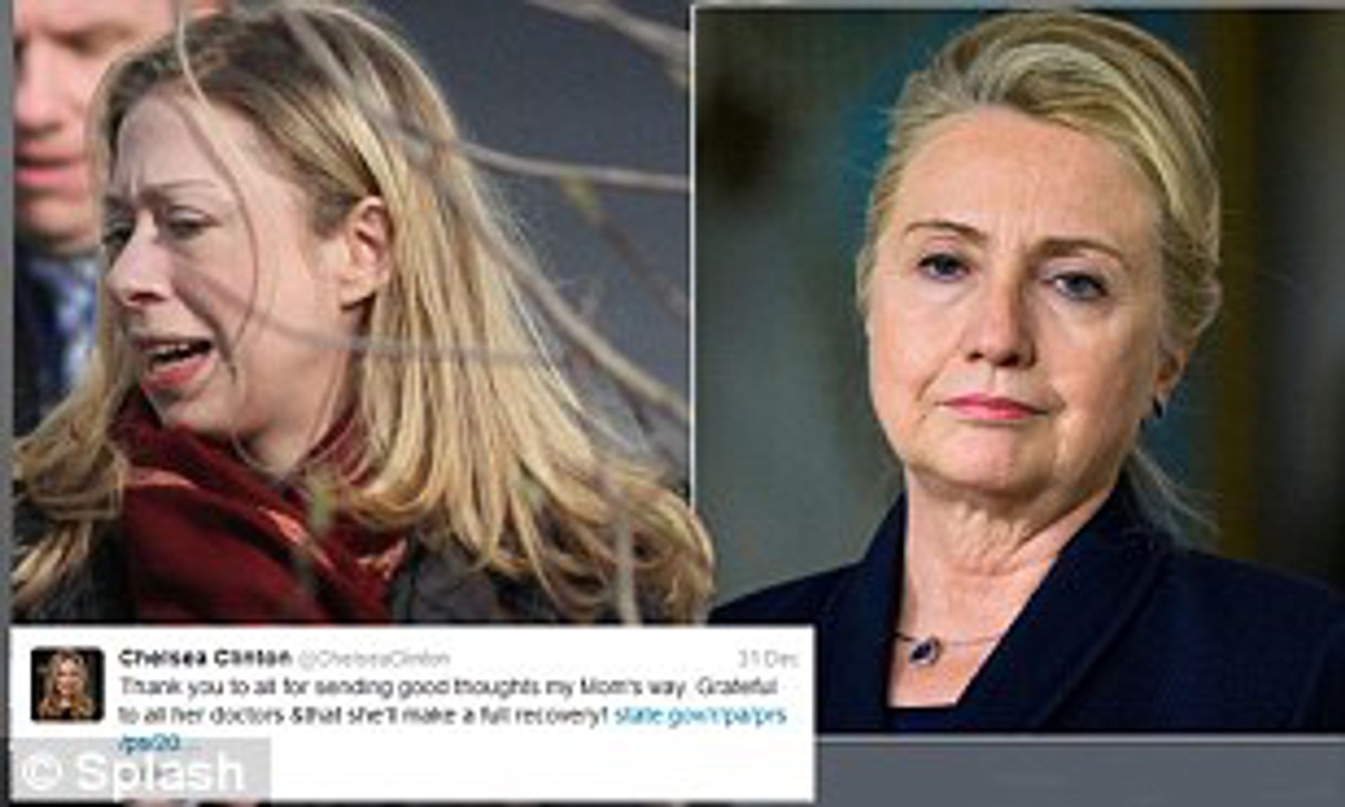 Chelsea Clinton Tweets From Her Mothers Bedside As Hillary inside measurements 1908 X 1146
