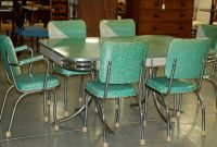 Chrome Vintage 1950s Formica Kitchen Table And Chairs Teal with regard to proportions 1600 X 1060