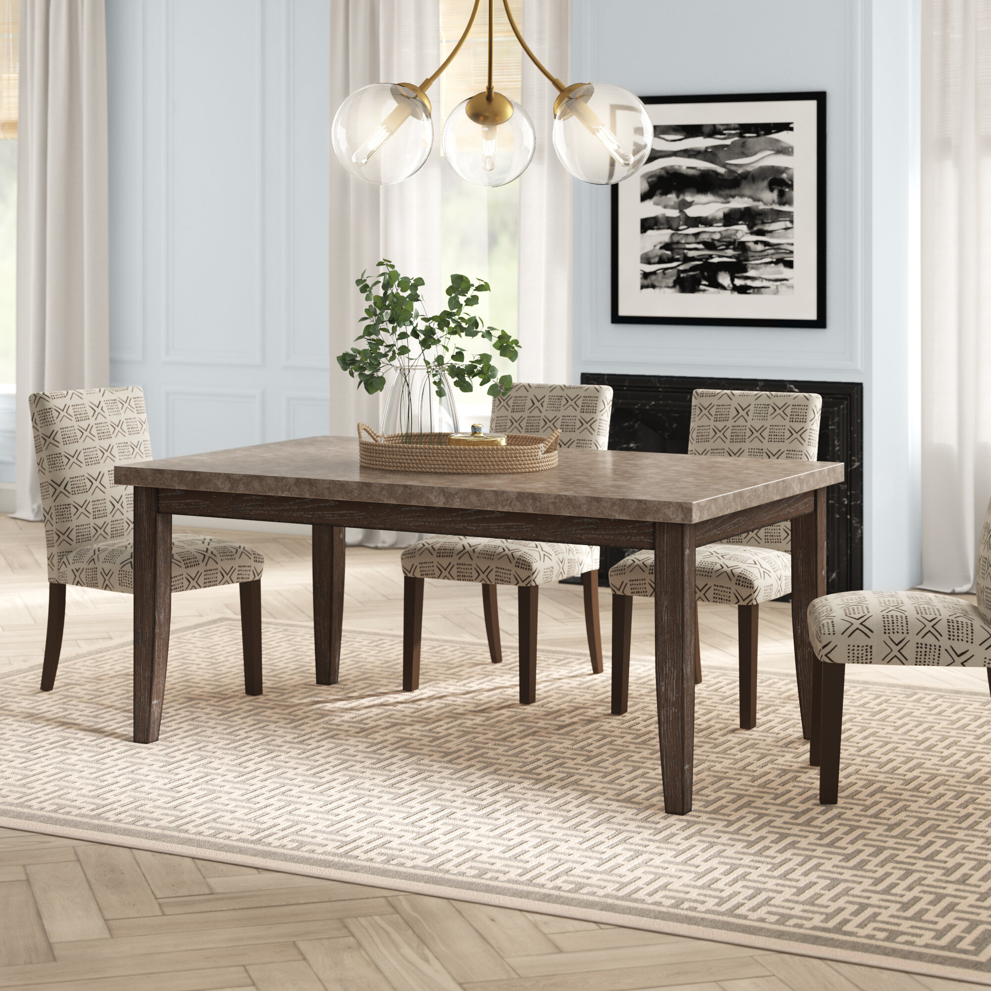 Clearmont Dining Table intended for proportions 2000 X 2000