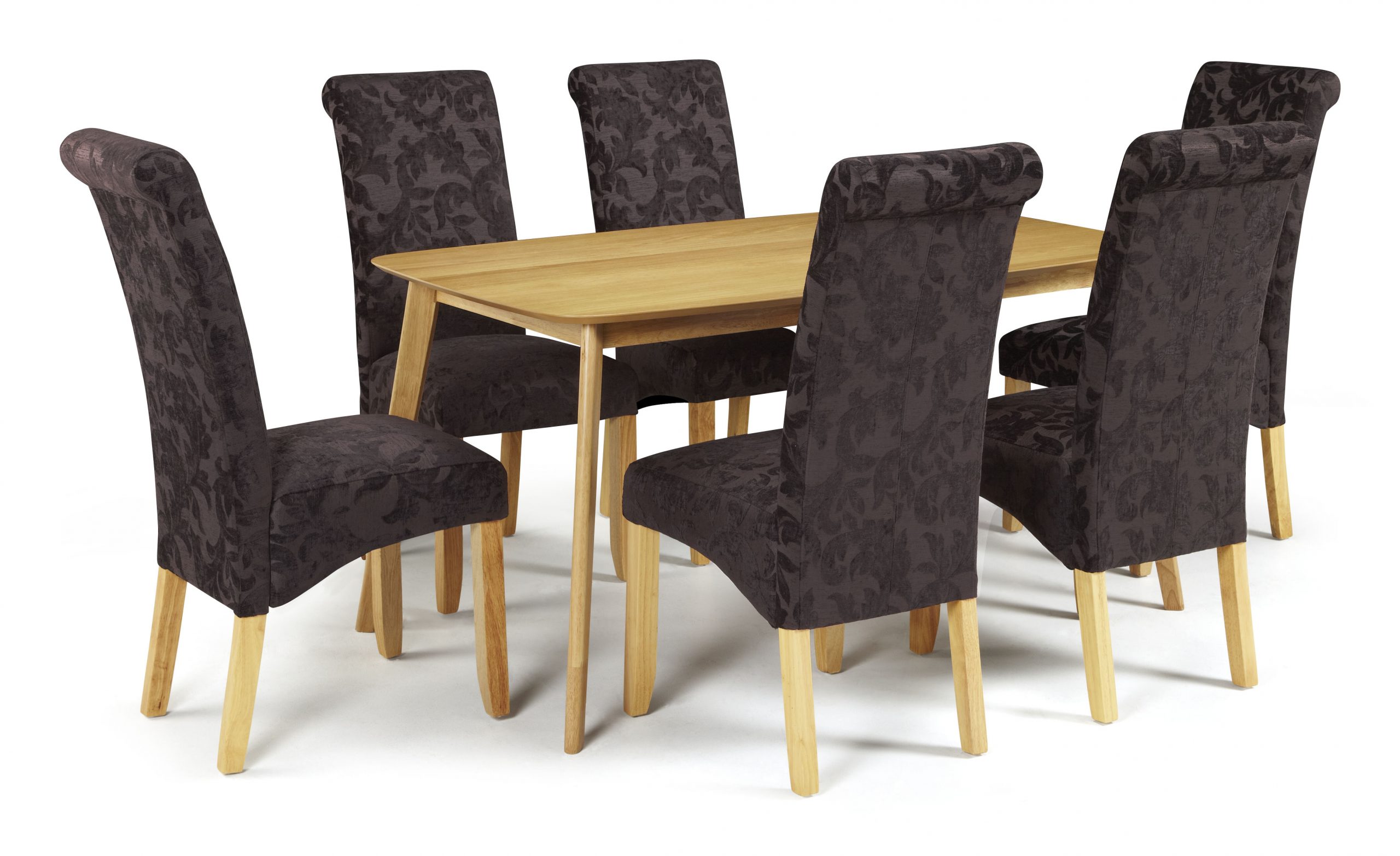 Conde Westminster Fixed Dining Set With 6 Chairs pertaining to size 4721 X 2887