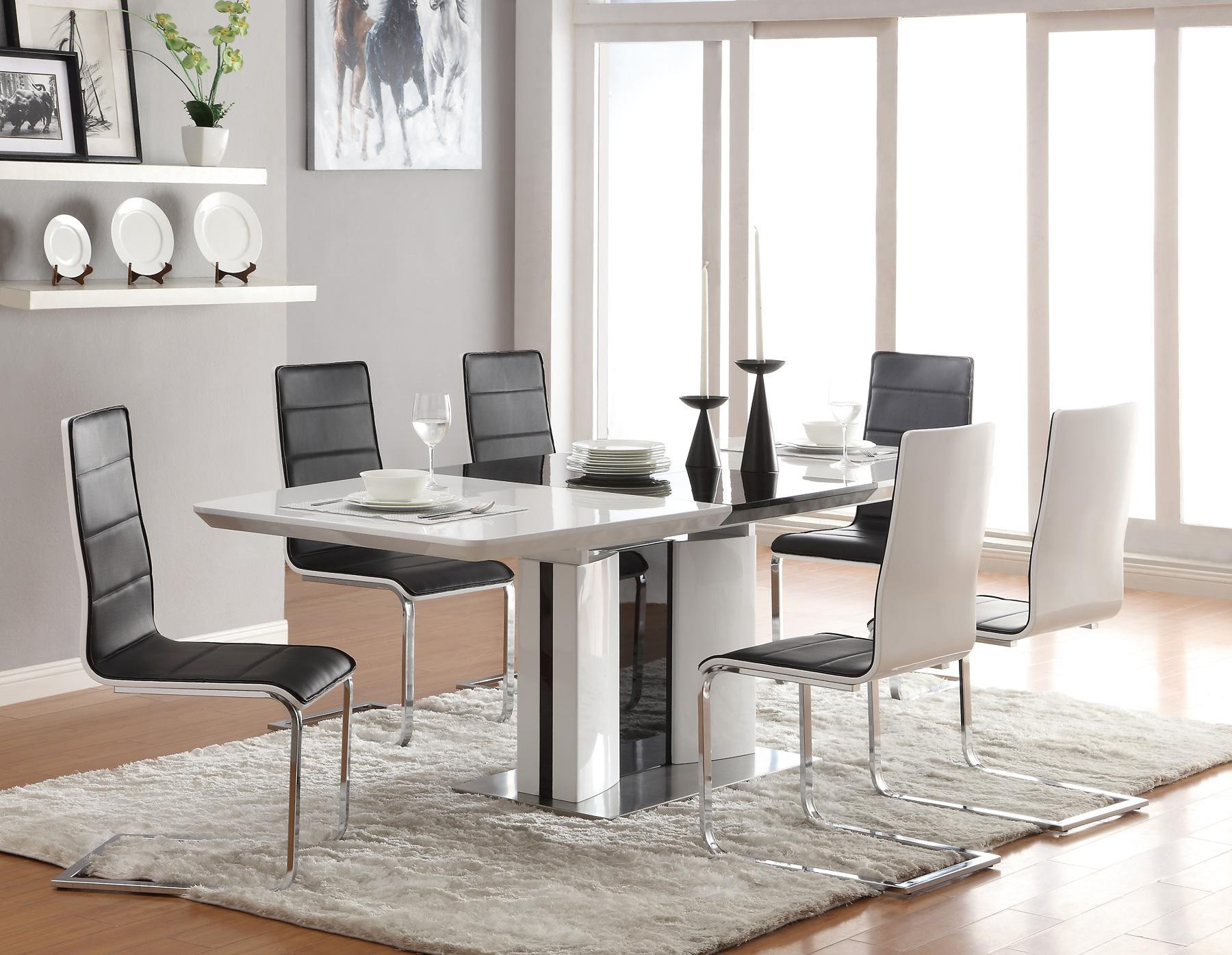 Contemporary Dining Room Sets For Beloved Family Traba Homes with regard to proportions 1800 X 1395