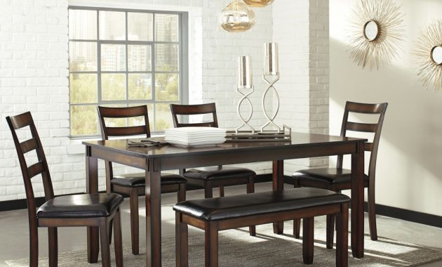 Coviar Coviar Dining Room Table And Chairs With Bench Set Of 6 in measurements 1000 X 800