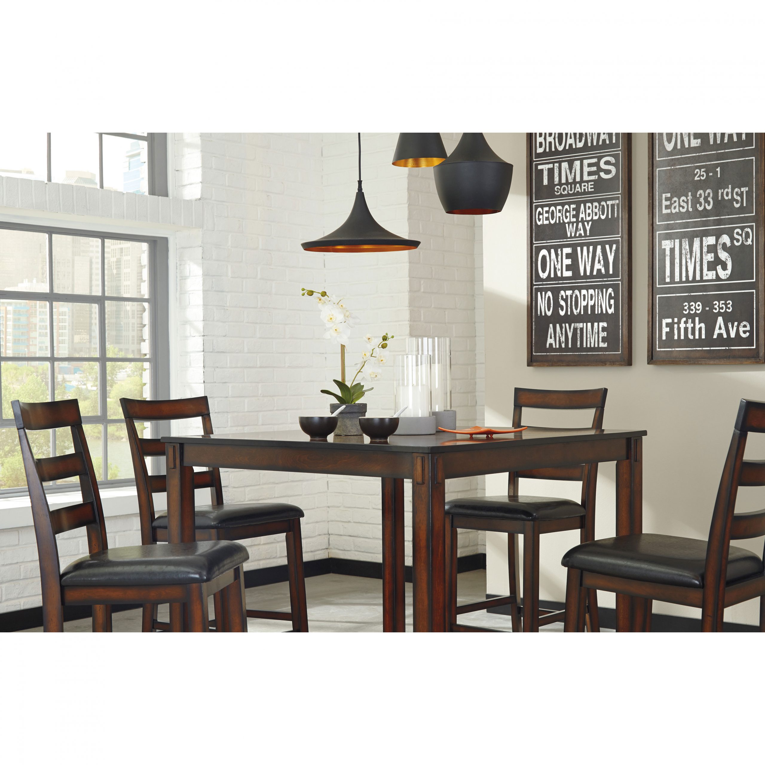 Coviar Dining Counter Table Set 5cn with regard to dimensions 3674 X 3674