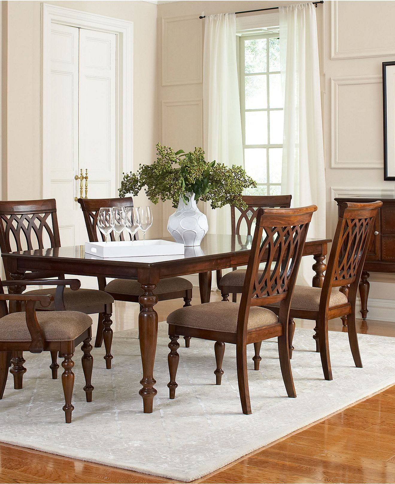 Crestwood Dining Room Furniture Collection Dining Room inside measurements 1320 X 1616