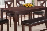 Crownmark Clara Dining Table Set W 4 Chairs Espresso for size 800 X 1024