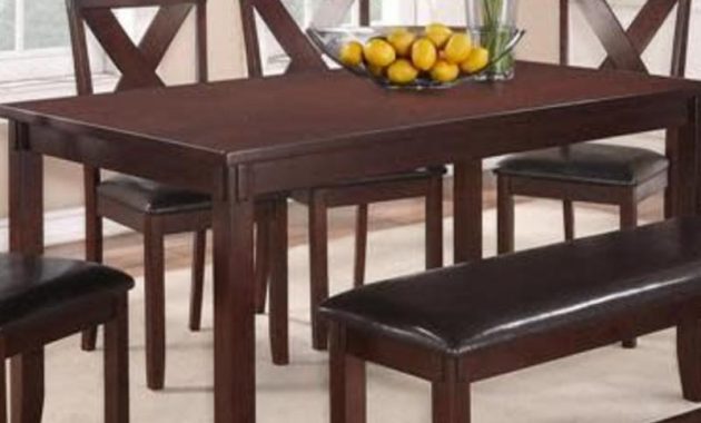 Crownmark Clara Dining Table Set W 4 Chairs Espresso for size 800 X 1024