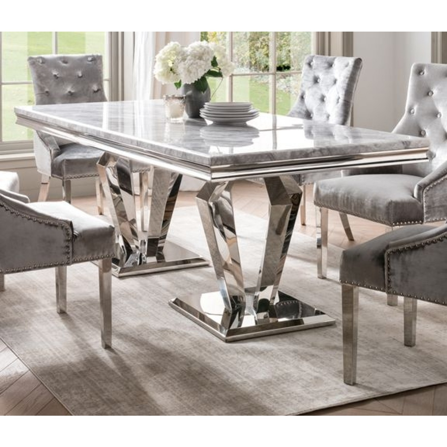 Crux Dining Table Set within measurements 1500 X 1500