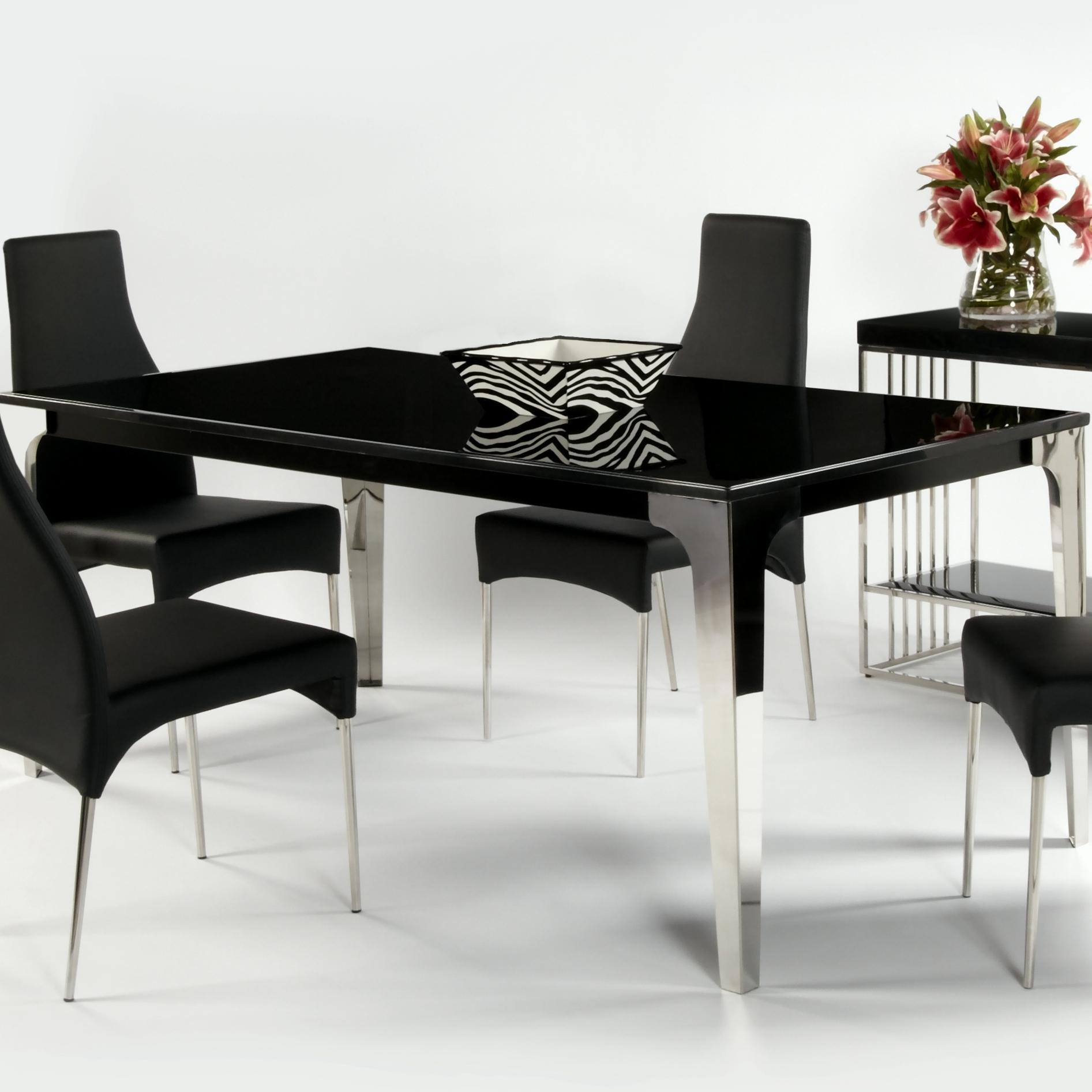 Crystal Dining Table for sizing 1893 X 1893