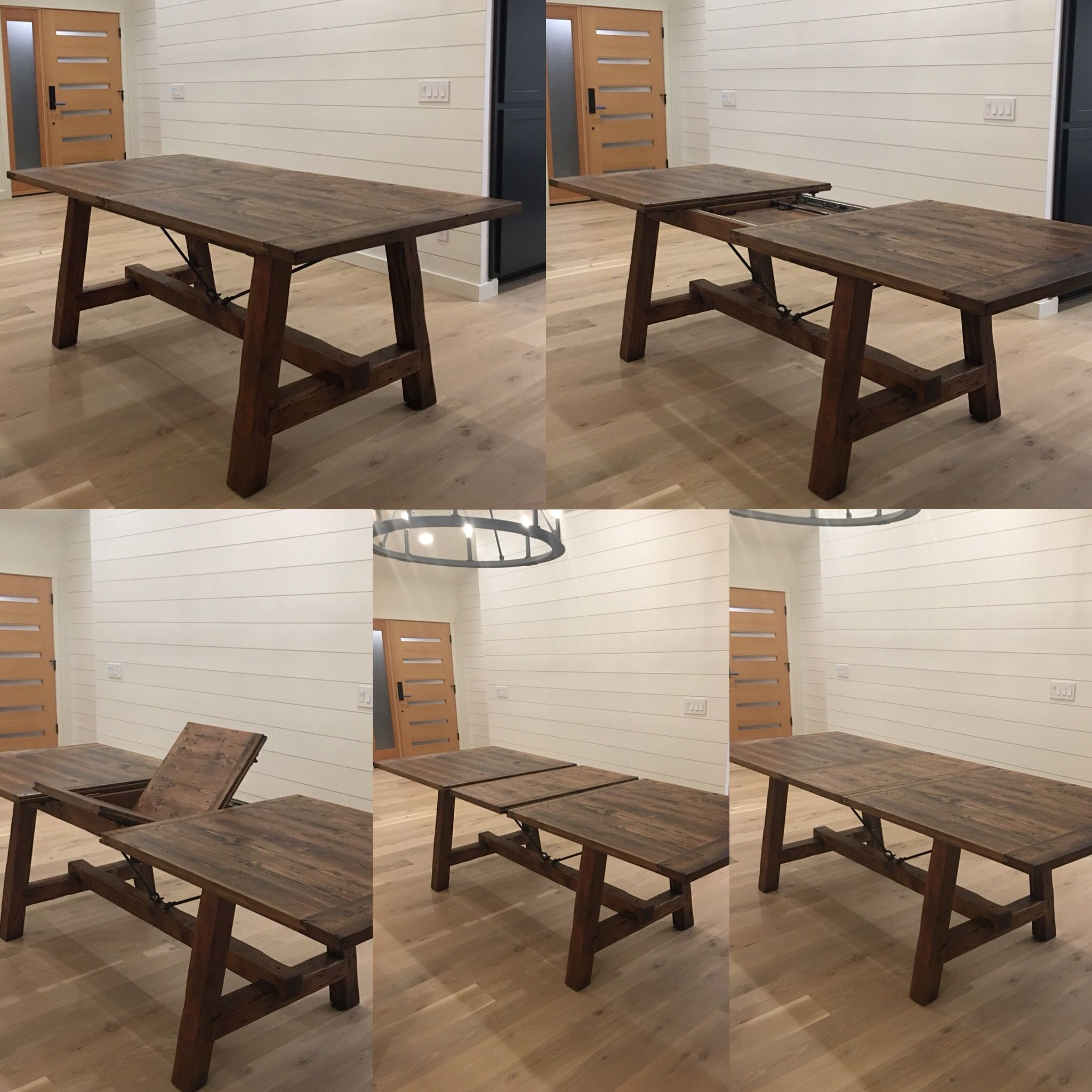 Custom Expanding Farm Table With Hidden Leaf 22nd Supply with size 2048 X 2048