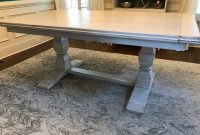 Custom Restoration Hardware Style Trestle Dining Table pertaining to dimensions 1066 X 800