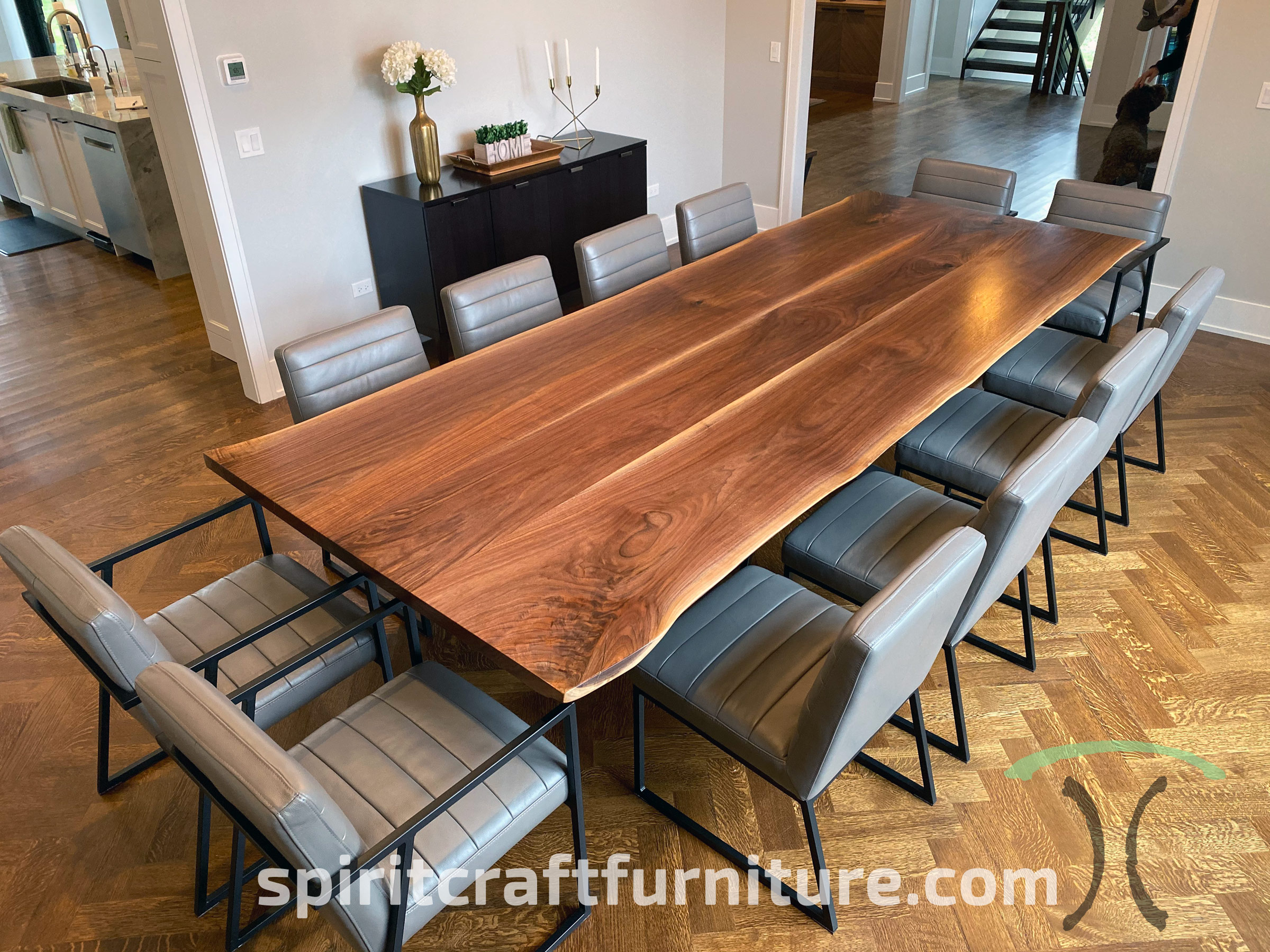 Custom Solid Wood And Live Edge Dining Conference Tables pertaining to size 2400 X 1800