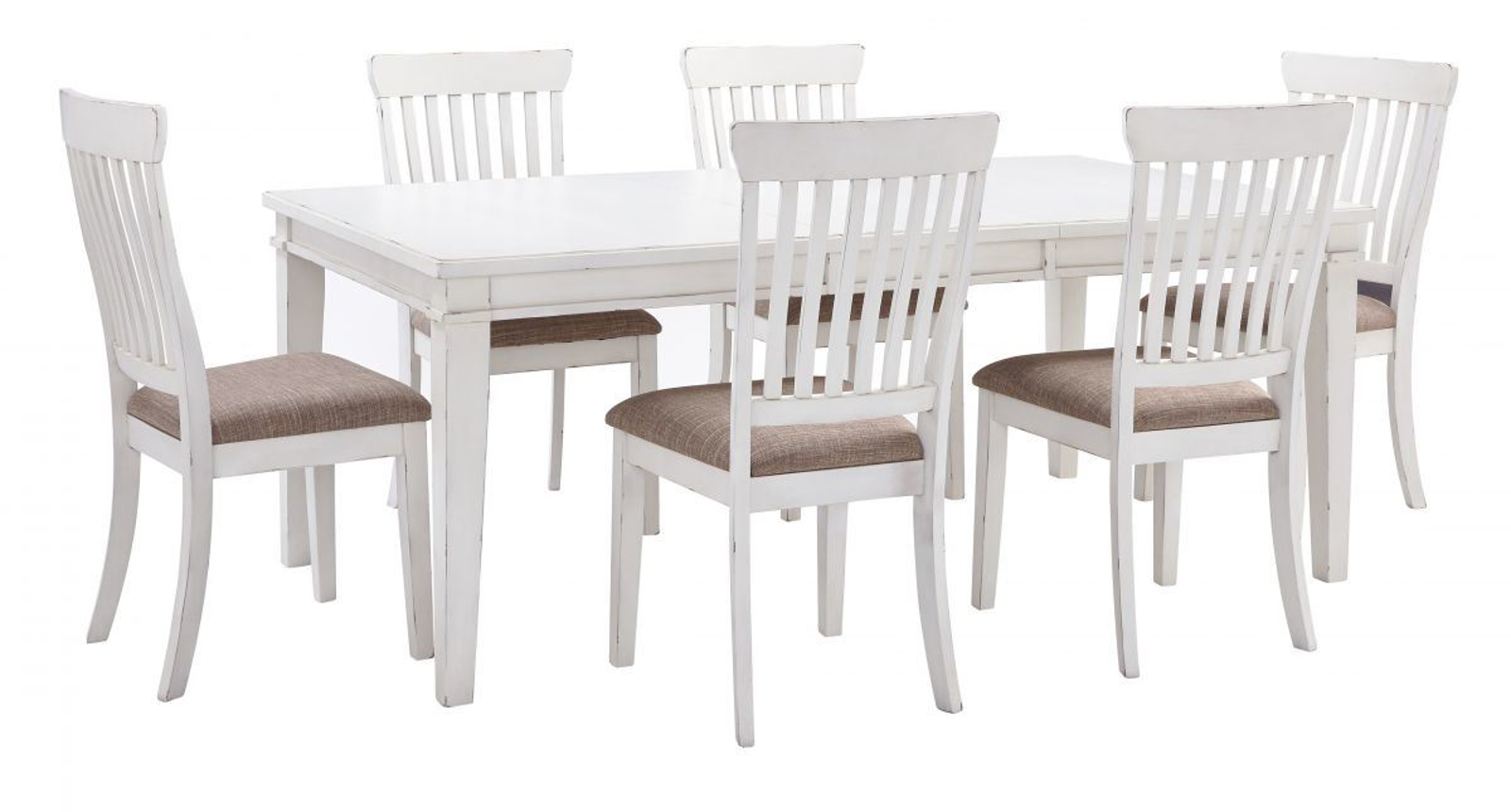 Danbeck Table 6 Chairs in dimensions 1600 X 860