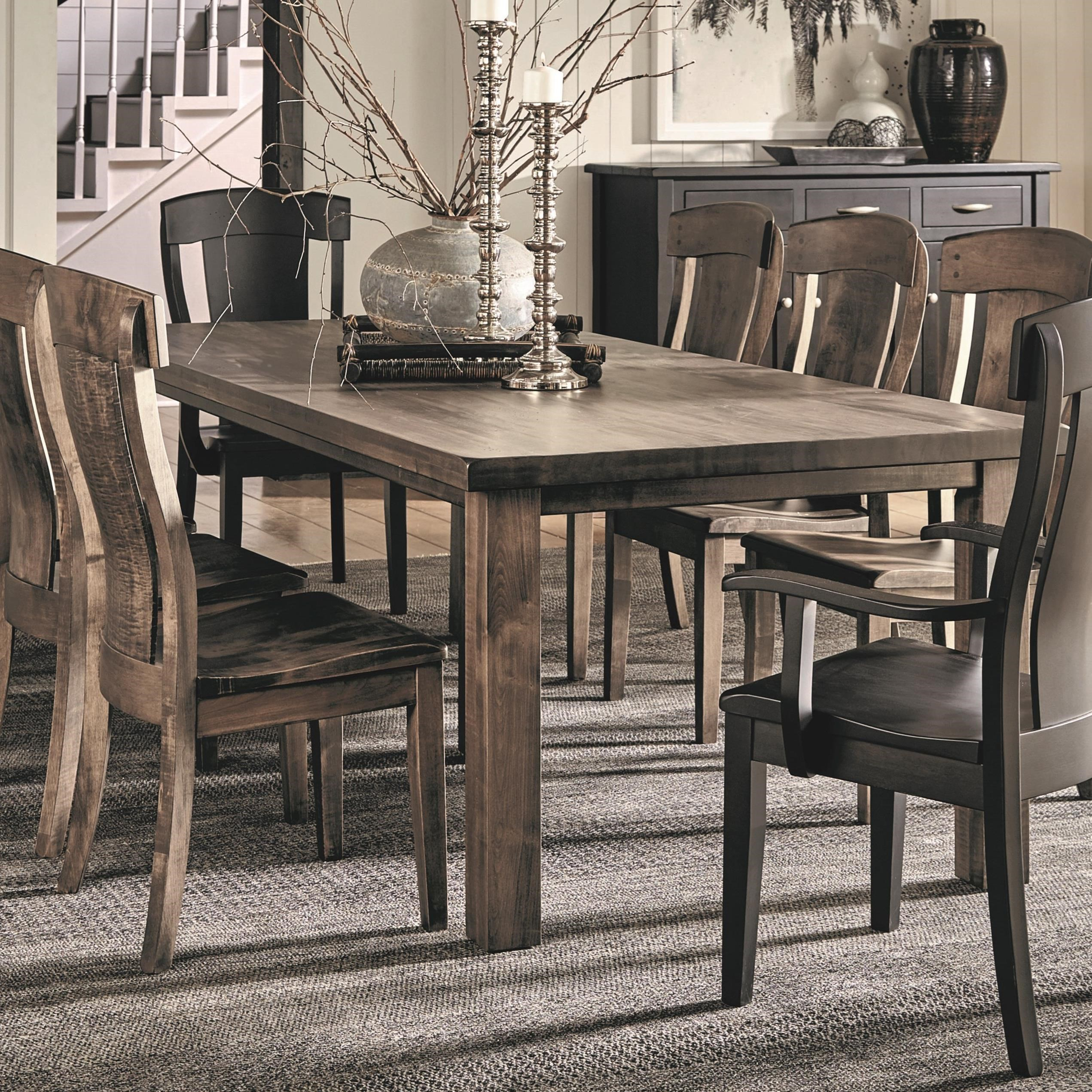 Daniels Amish Eastchester Solid Wood Dining Table Belfort within size 2542 X 2542