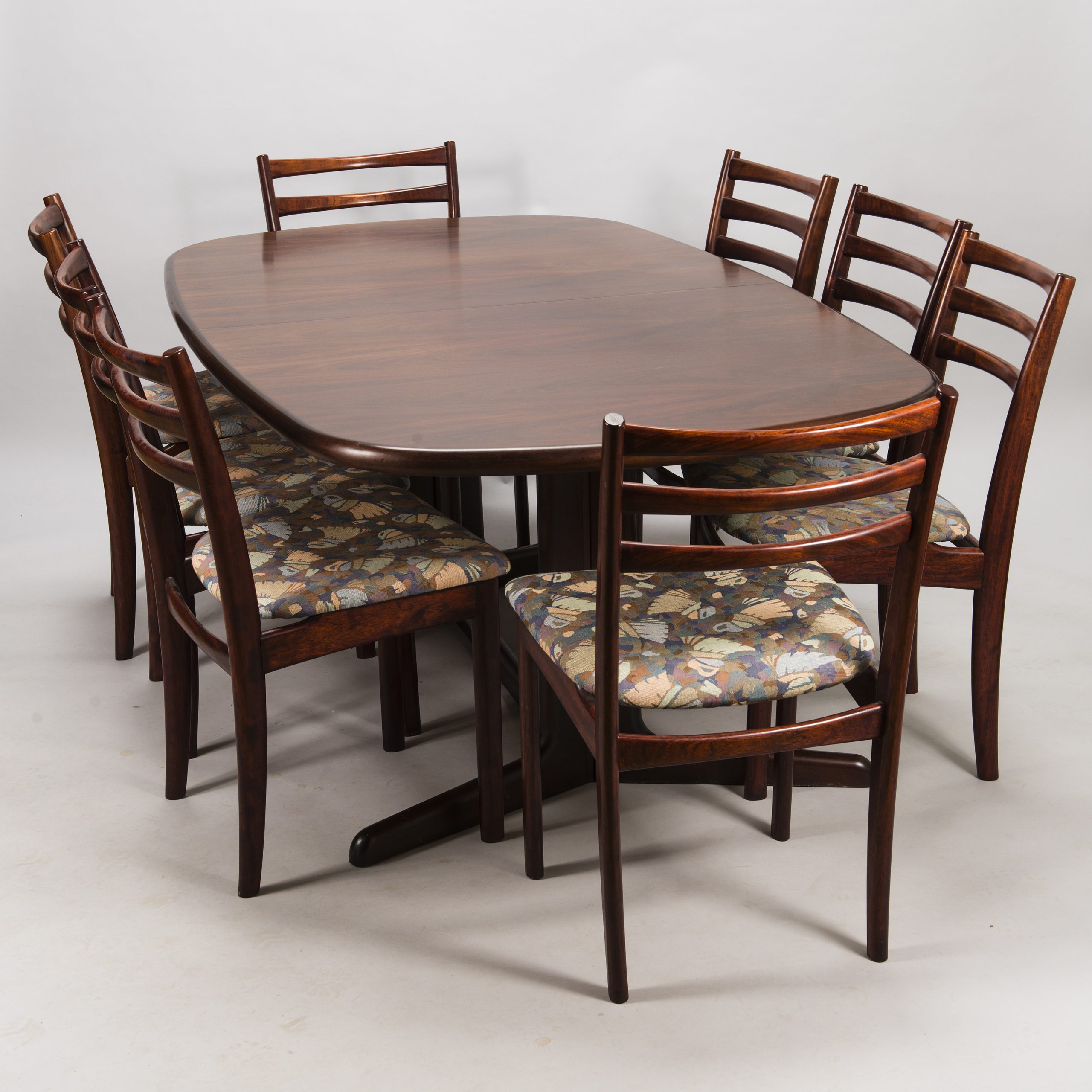 Danish 1980 90s Dining Table With Eight Chairs Bukowskis regarding sizing 3000 X 3000