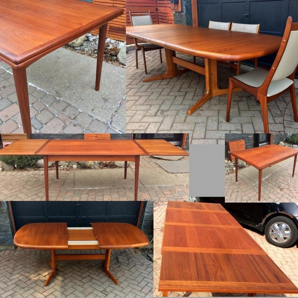 Danish Mcm Teak Walnut Rosewood Tables Refinished From 299 intended for dimensions 960 X 960