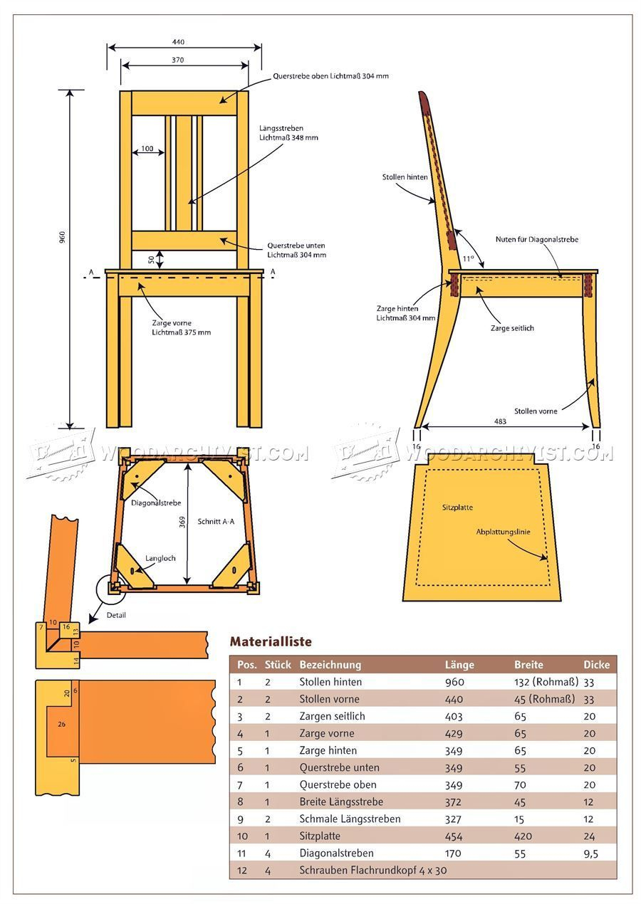 Dining Chairs Diy Dining Chairs Diy Projects Woodworking with measurements 900 X 1270