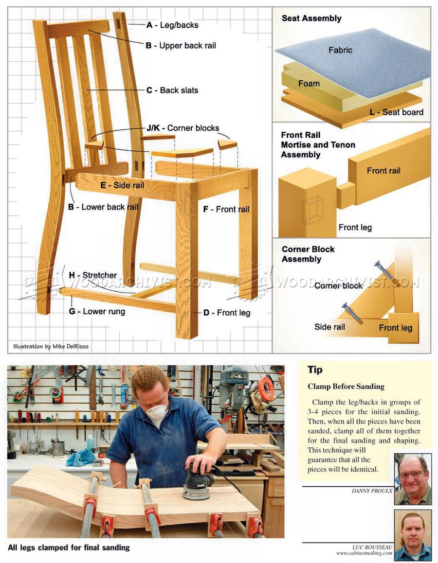 Dining Room Chair Plans Woodarchivist with regard to measurements 900 X 1158