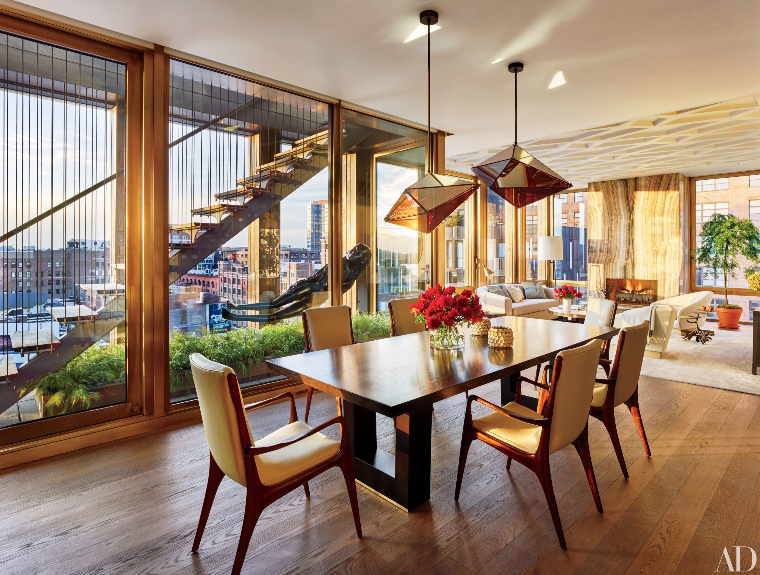 Dining Room Decor In New York City Architectural Digest for proportions 4519 X 3418