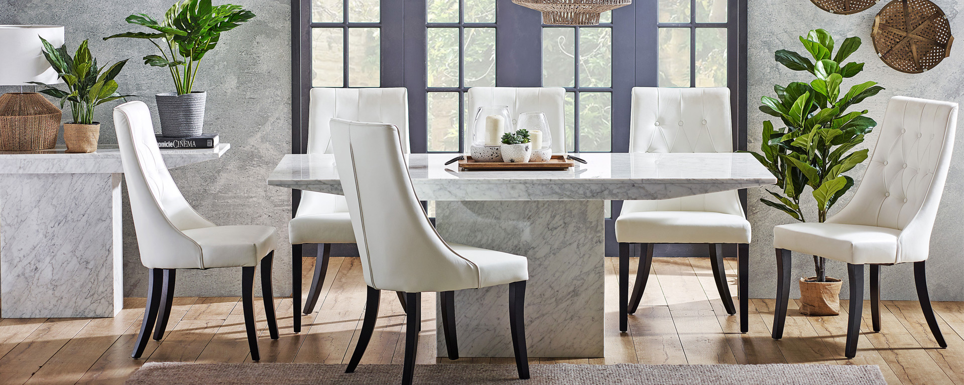 Dining Room Goals 5 Trending Concrete And Stone Dining for proportions 1920 X 768