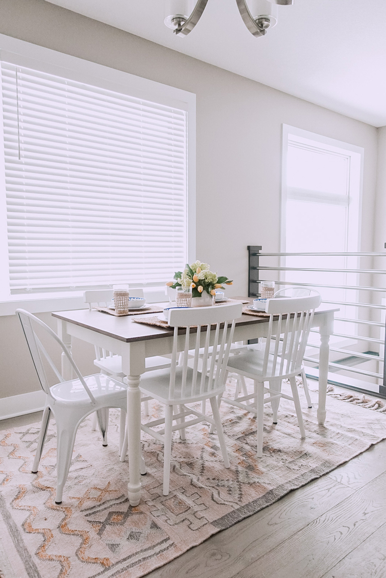 Dining Room Sets Under 300 : Dining Room Sets Under $300 - The table's roundness offsets the right angles at each corner of the room.