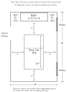 Dining Room Size For 10 Dining Room Decor Ideas And with regard to sizing 1249 X 1720