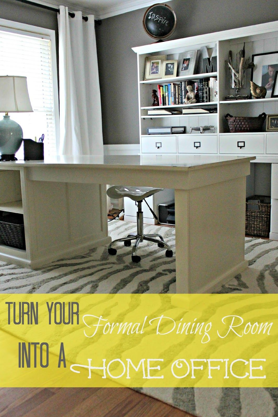 Dining Room Turned Home Office Details Dining Room Office throughout sizing 1066 X 1600