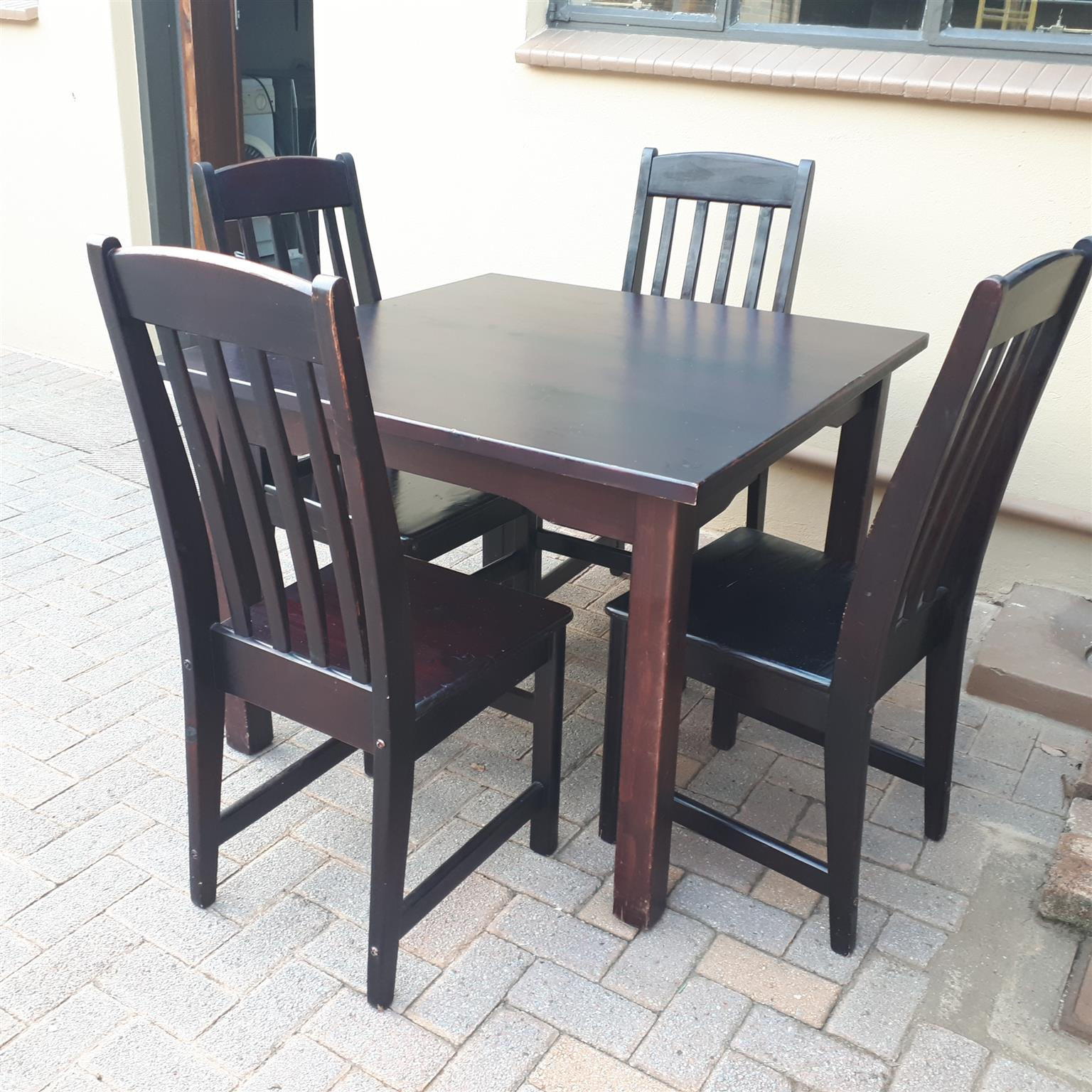 Dining Table 4 Chairs Junk Mail in dimensions 1536 X 1536