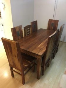 Dining Table And 8 Chairs In Liverpool Merseyside Gumtree in dimensions 768 X 1024