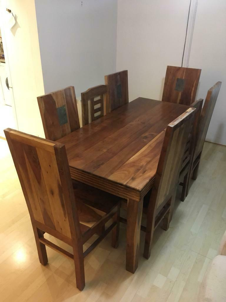 Dining Table And 8 Chairs In Liverpool Merseyside Gumtree in dimensions 768 X 1024