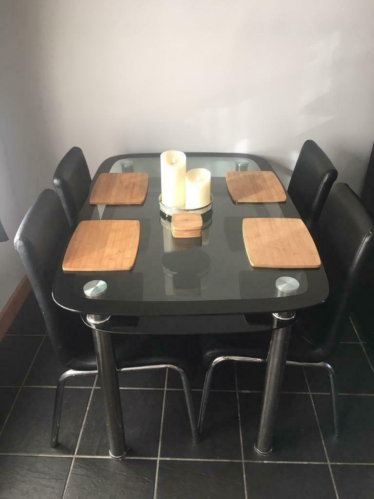 Dining Table And Chairs In Norwich Norfolk Gumtree inside size 768 X 1024