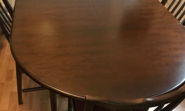 Dining Table And Chairs Stag Dark Wood In Bearsden Glasgow Gumtree with size 768 X 1024