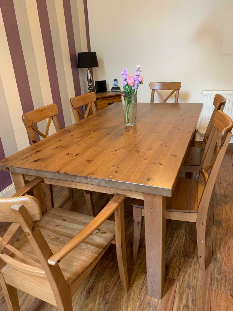 Dining Table Chairs In Cardonald Glasgow Gumtree inside measurements 768 X 1024